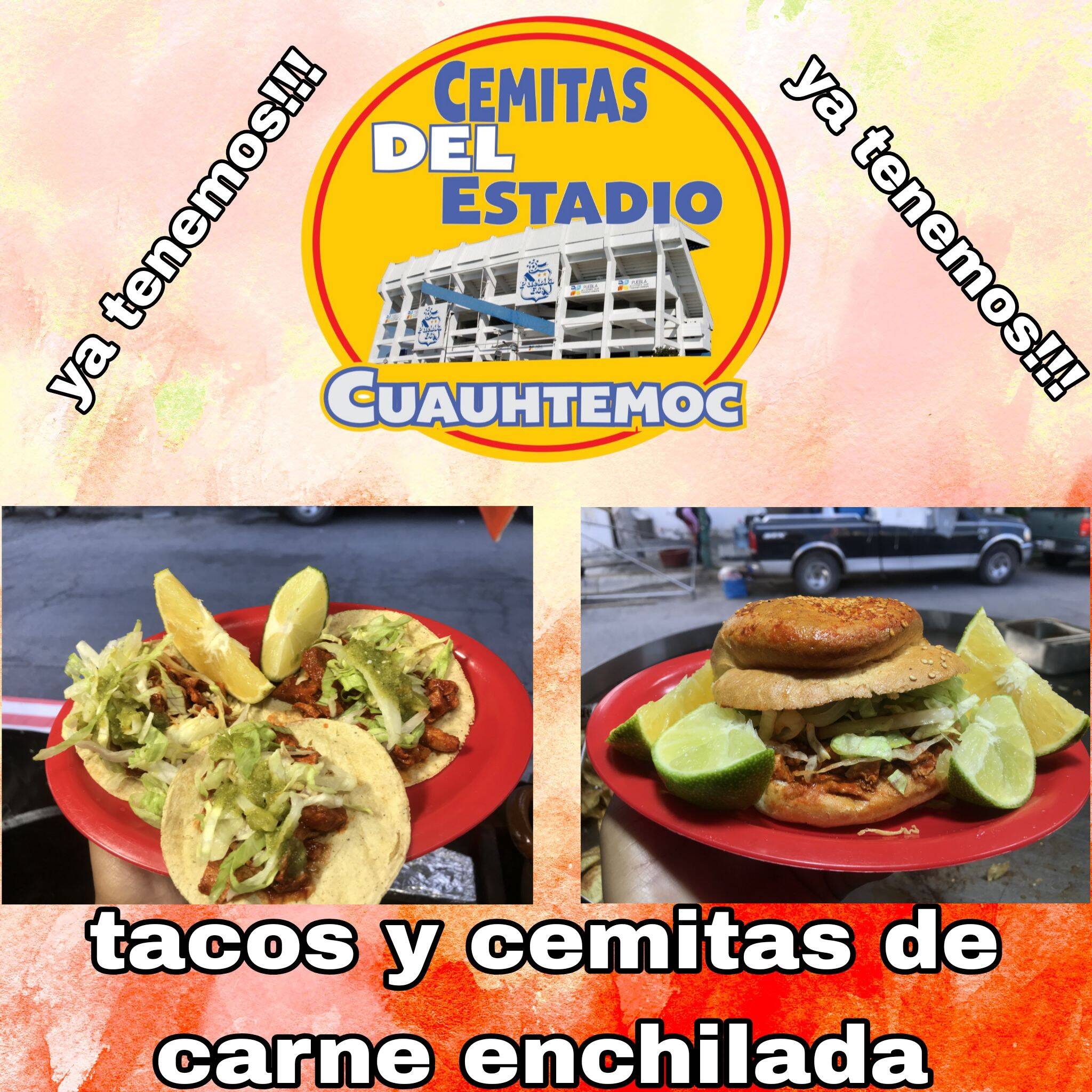Cemita de Carne Enchilada