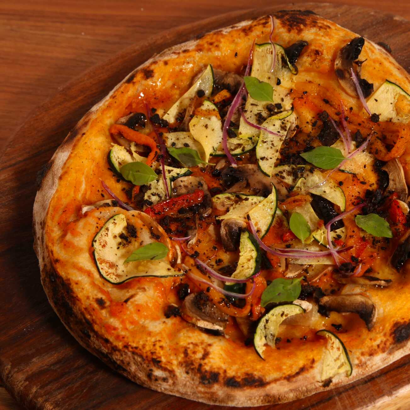 Pizza vegana