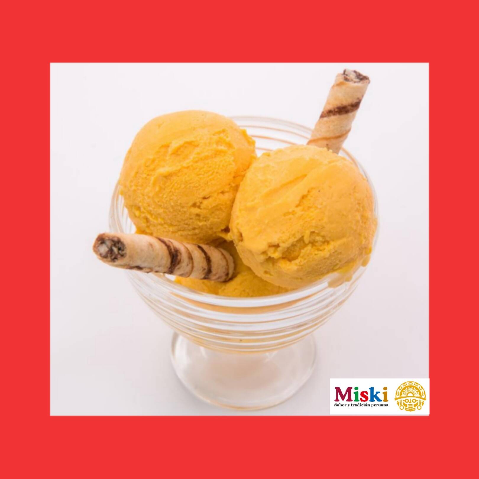 Helado de Lúcuma