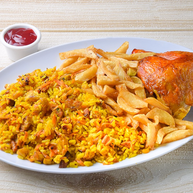 Arroz Paisa Personal + 1/4 de Pollo a Elegir