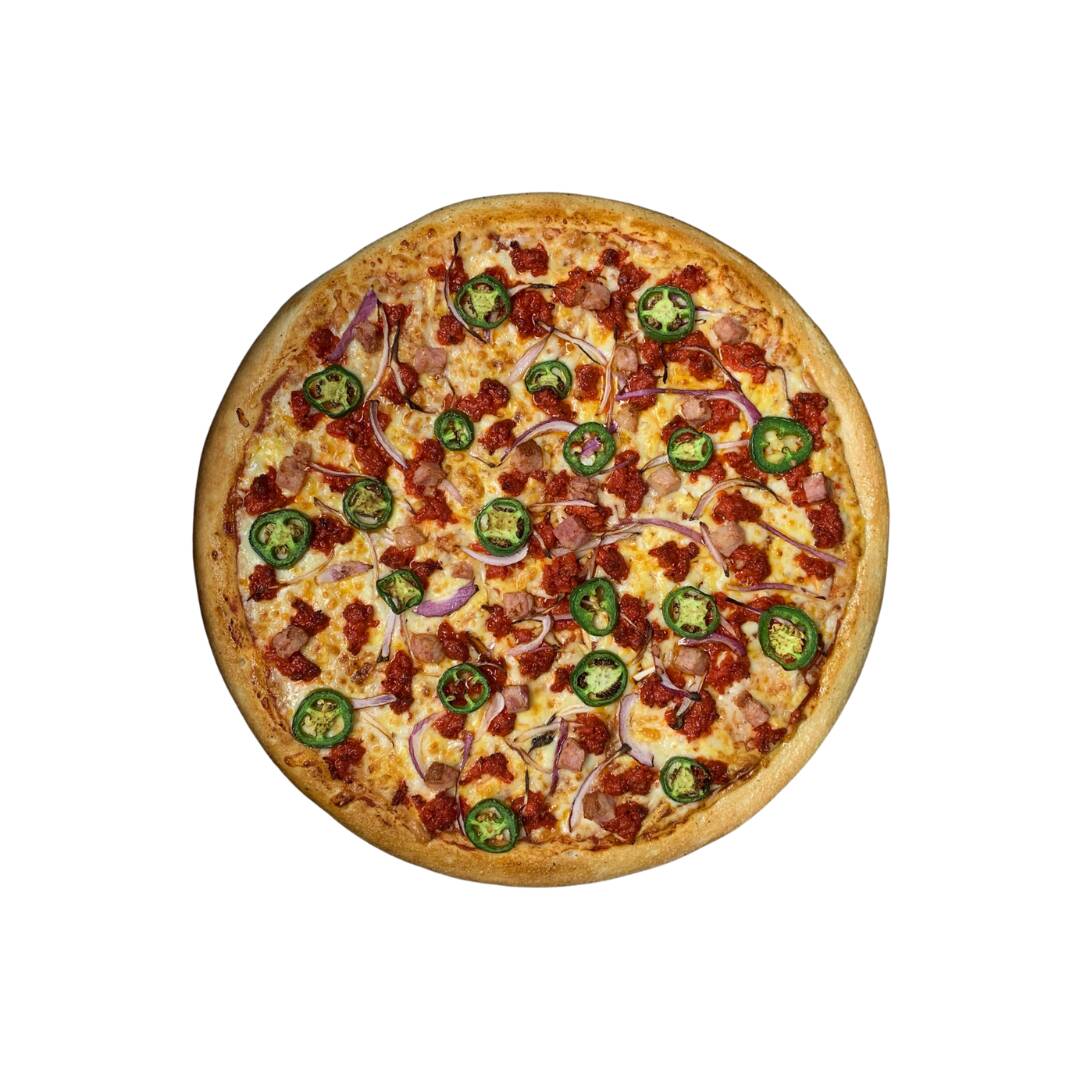 Pizza grande mexicana