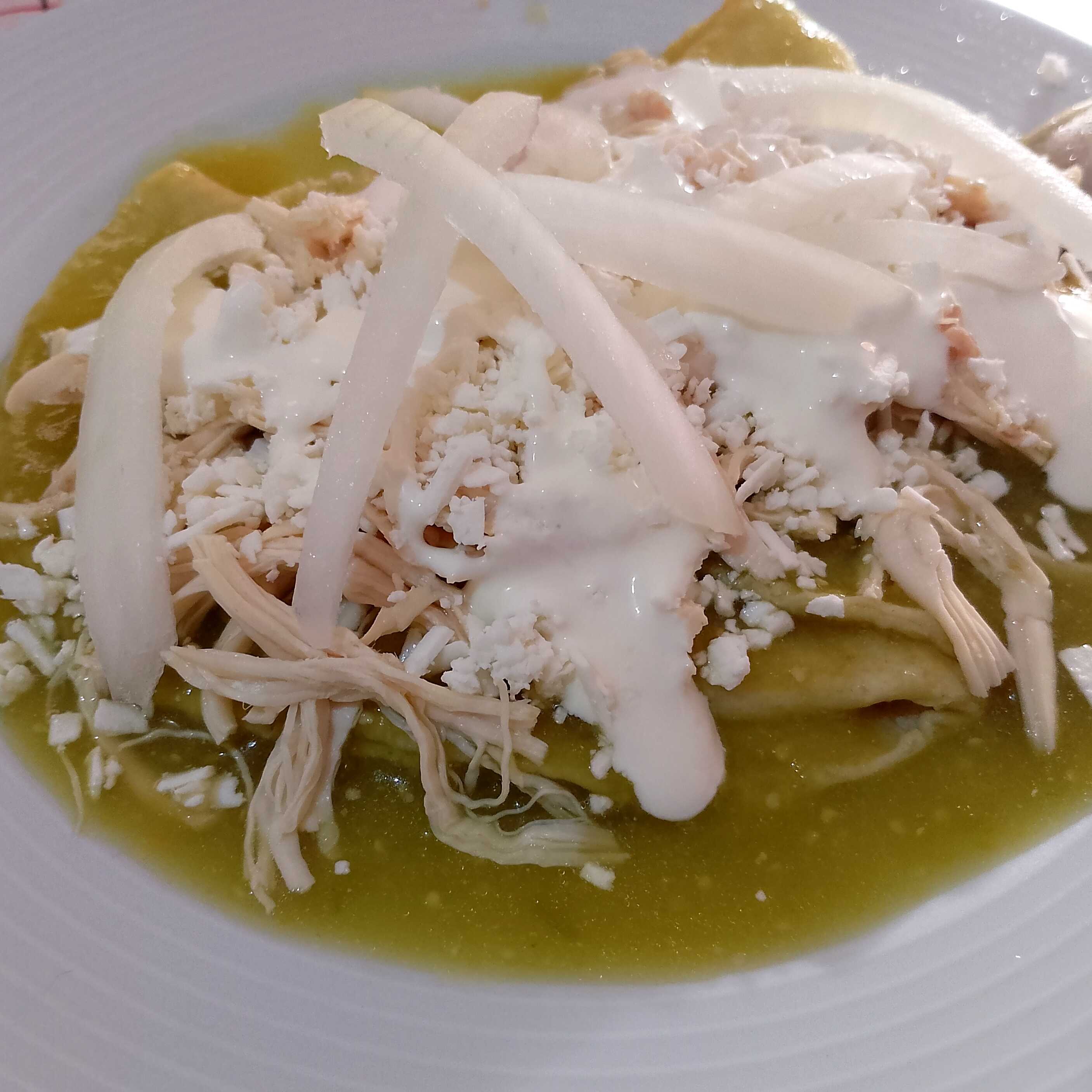 Orden de Enchiladas.