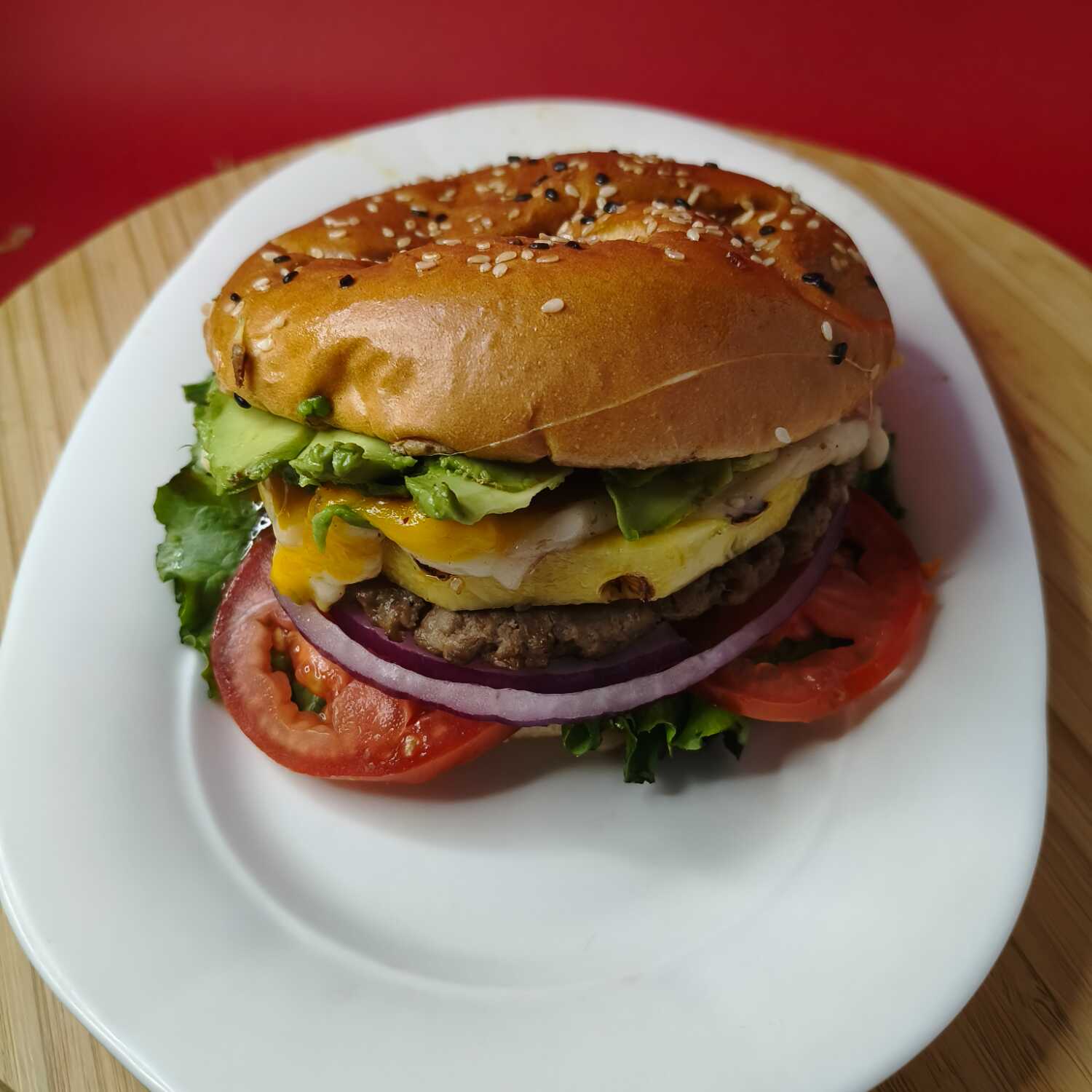 Hamburguesa Hawaiana