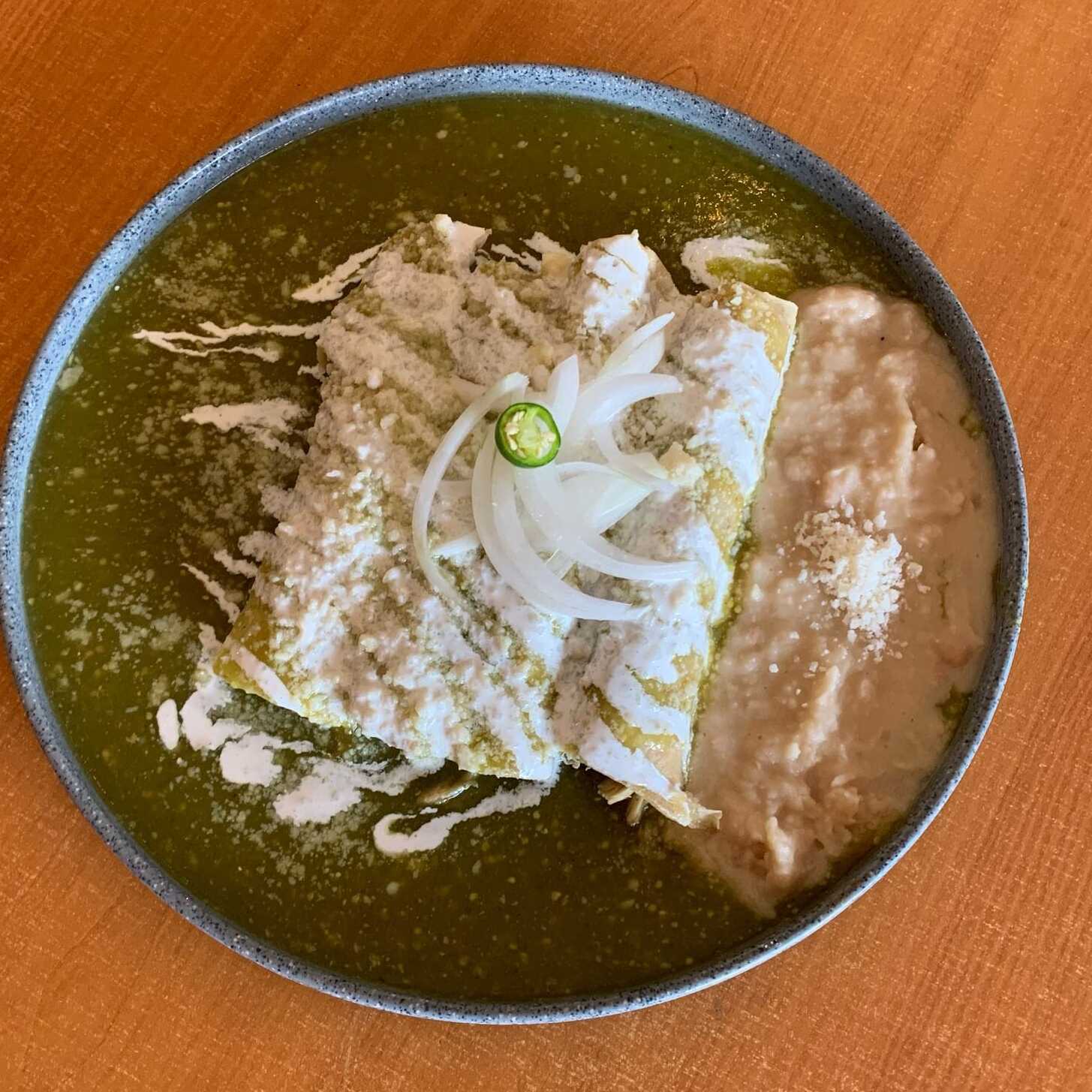 Enchiladas Verdes 4 Piezas