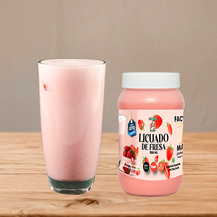 Licuado de Fresa 500 ml