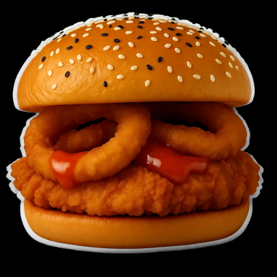 HAMBURGUESA DE POLLO SENCILLA