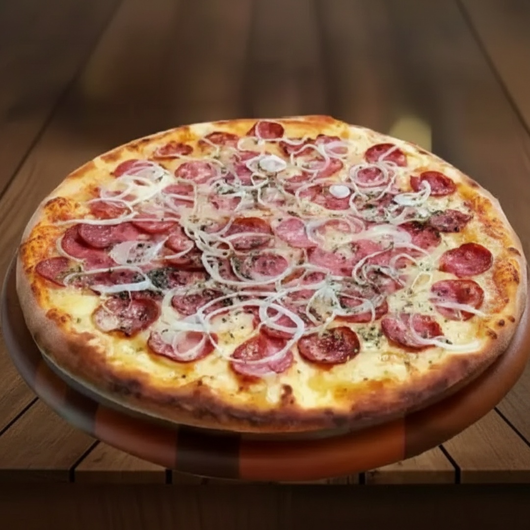 Pizza pequena calabresa 4 fatias