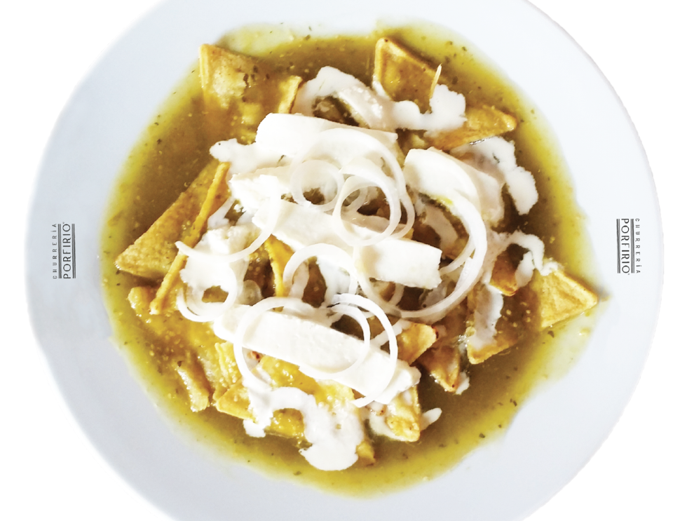 Chilaquiles Verdes con Pollo