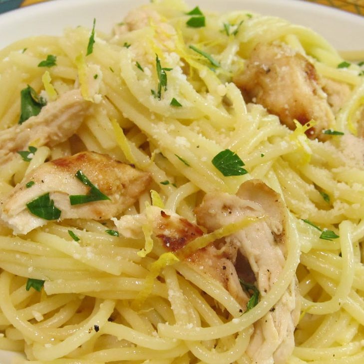 Pasta Al Burro Con Pollo