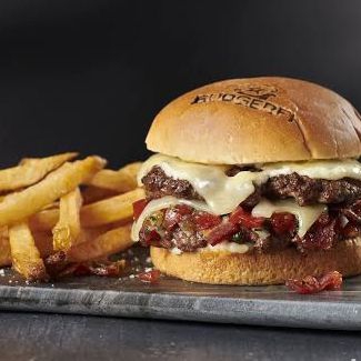 Hamburguesa CheessePeper🔥🥓🍔