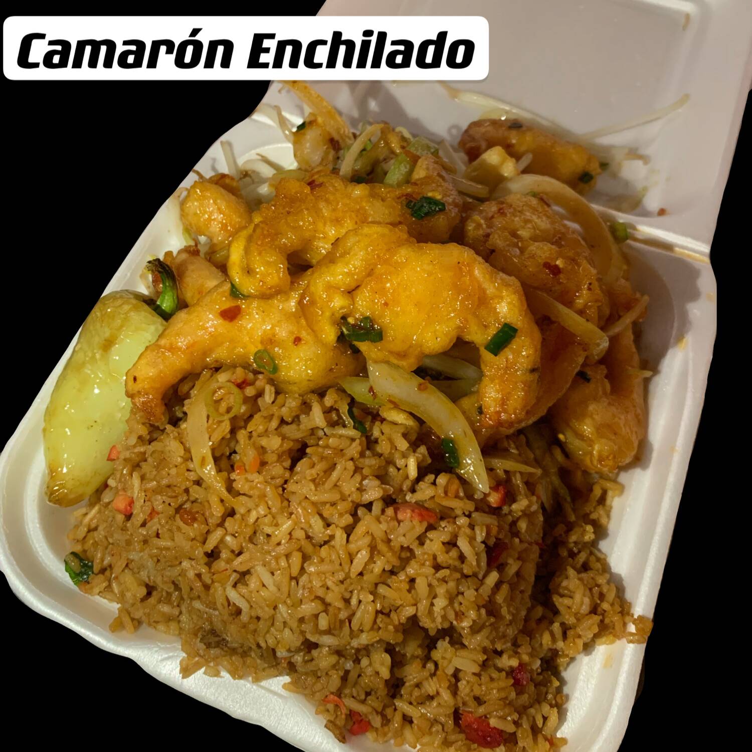Lonche #17 Camarón Enchilado