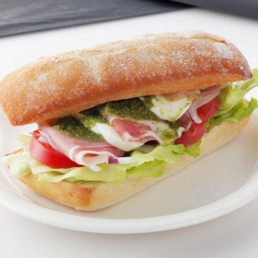 CHAPATA JAMON DE PAVO CON QUESO A ELEGIR