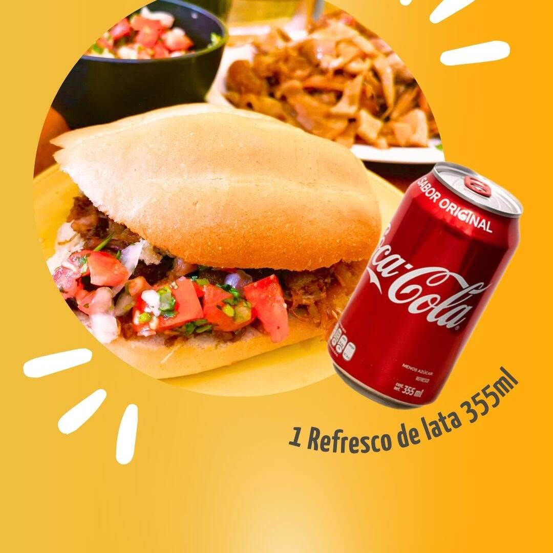 Promo Torta de Carnitas