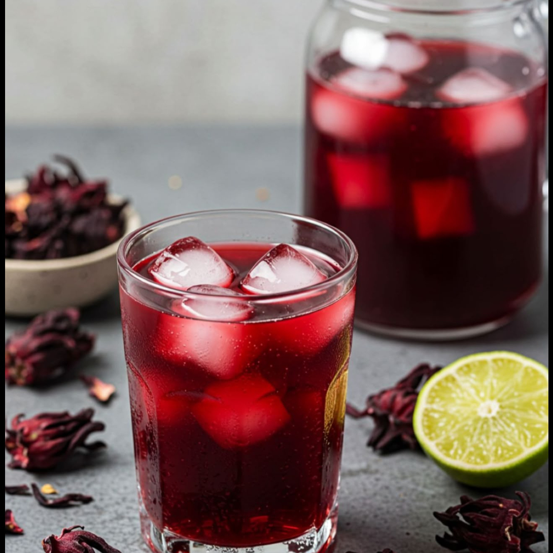 Agua de jamaica litro