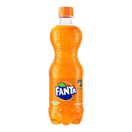 1 refresco sabor naranja 🍊 Fanta 600 ml