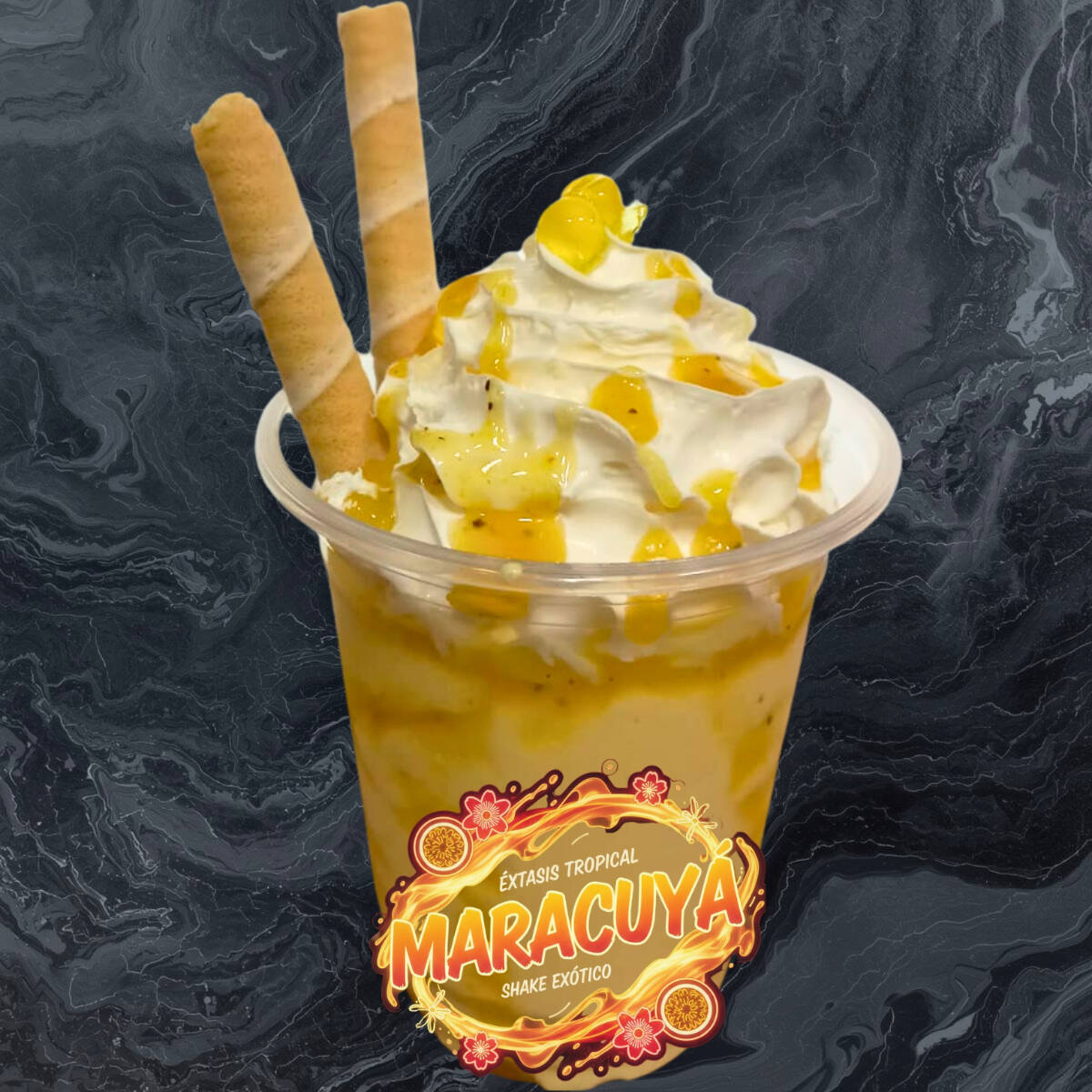 MALTEADA DE MARACUYÁ 12 Oz