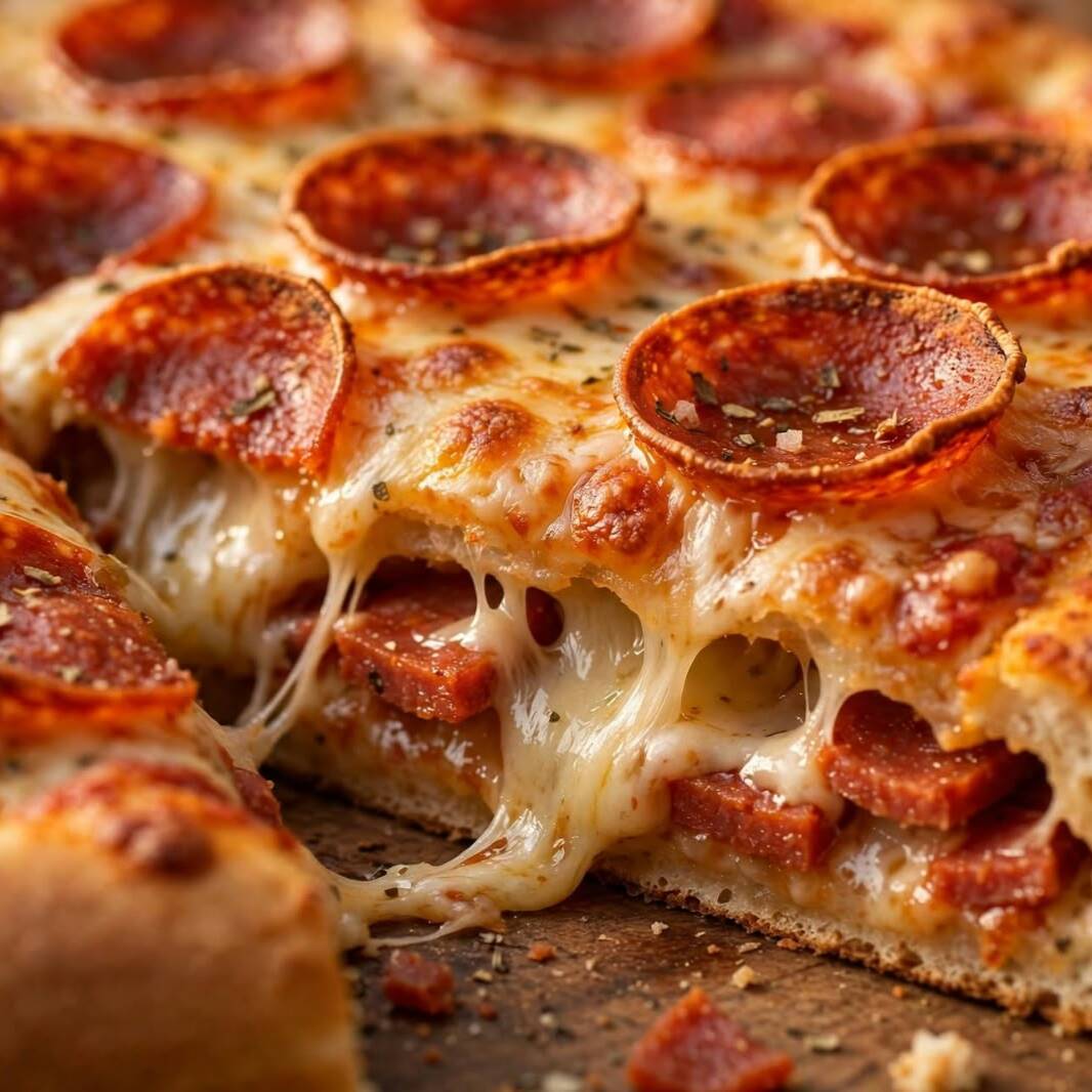 Orilla Rellena de Pepperoni