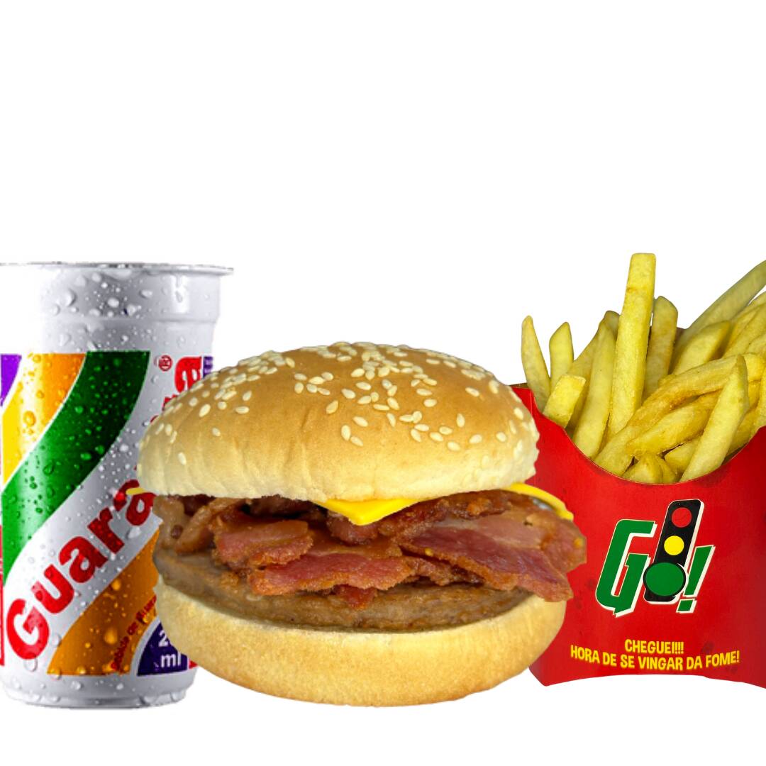 X calabresa + batata + bebida