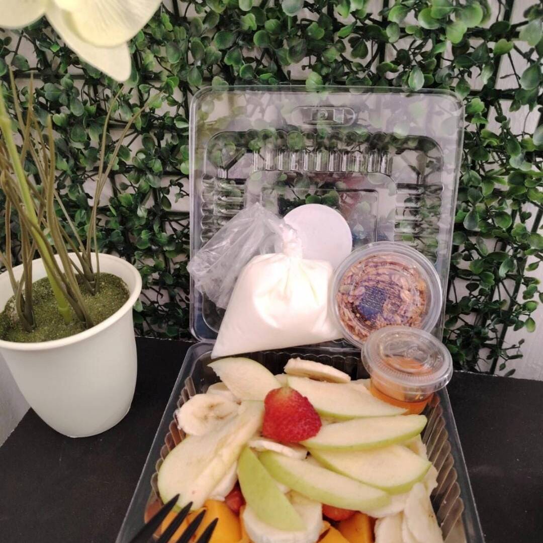 Coctel de fruta con yogurth