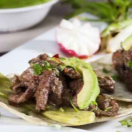 Taco de Arrachera 3 Piezas