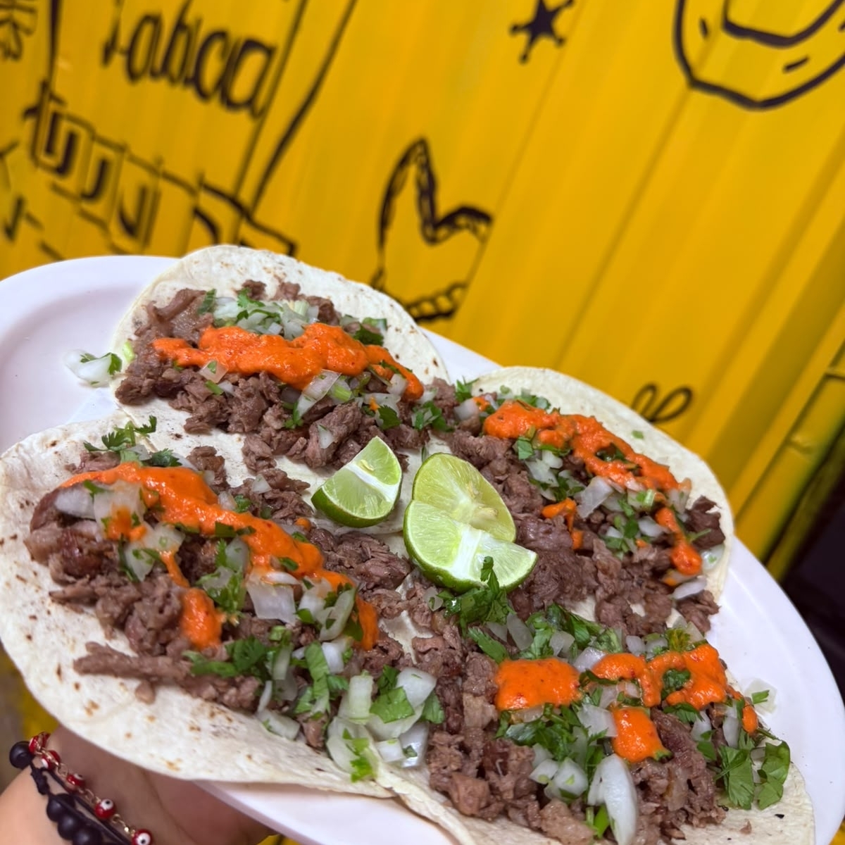 5 Tacos de Barbacoa