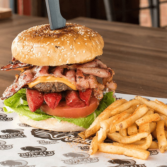 Hamburguesa: "Mamalona"