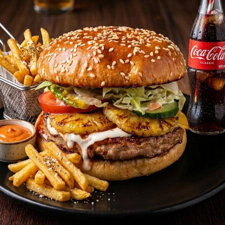 Hamburguesa Hawaiana