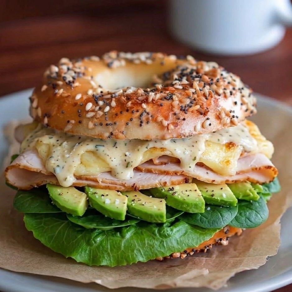Avocado Melt Bagel