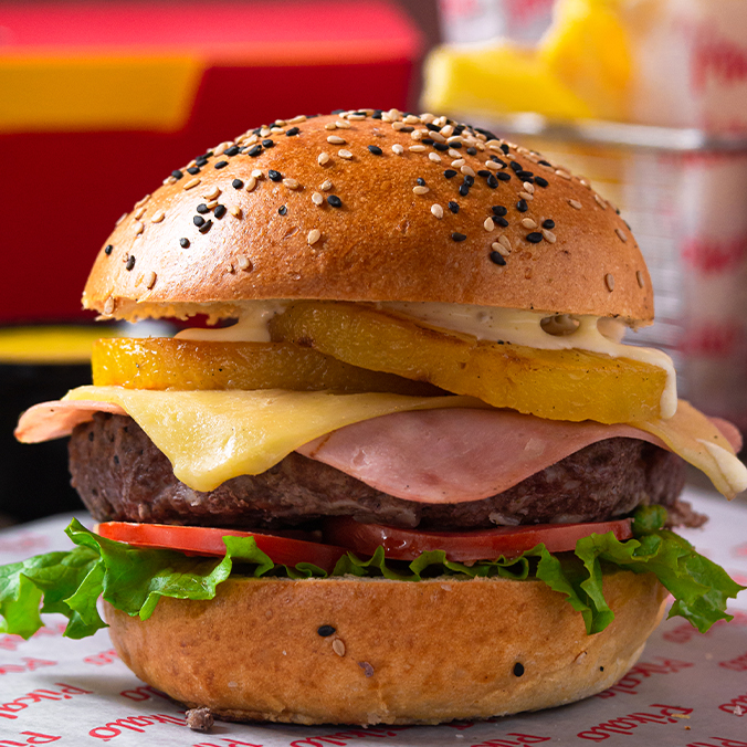 Hamburguesa Hawaiana