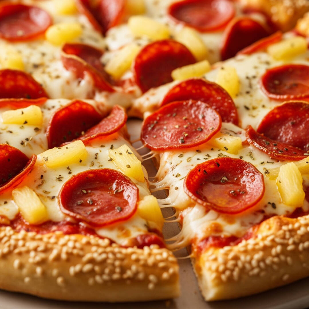 Pizza Hawaiian Pepperoni (40cm)