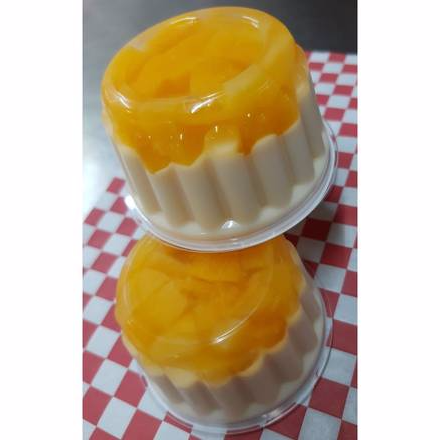 Gelatina de Leche con Durazno