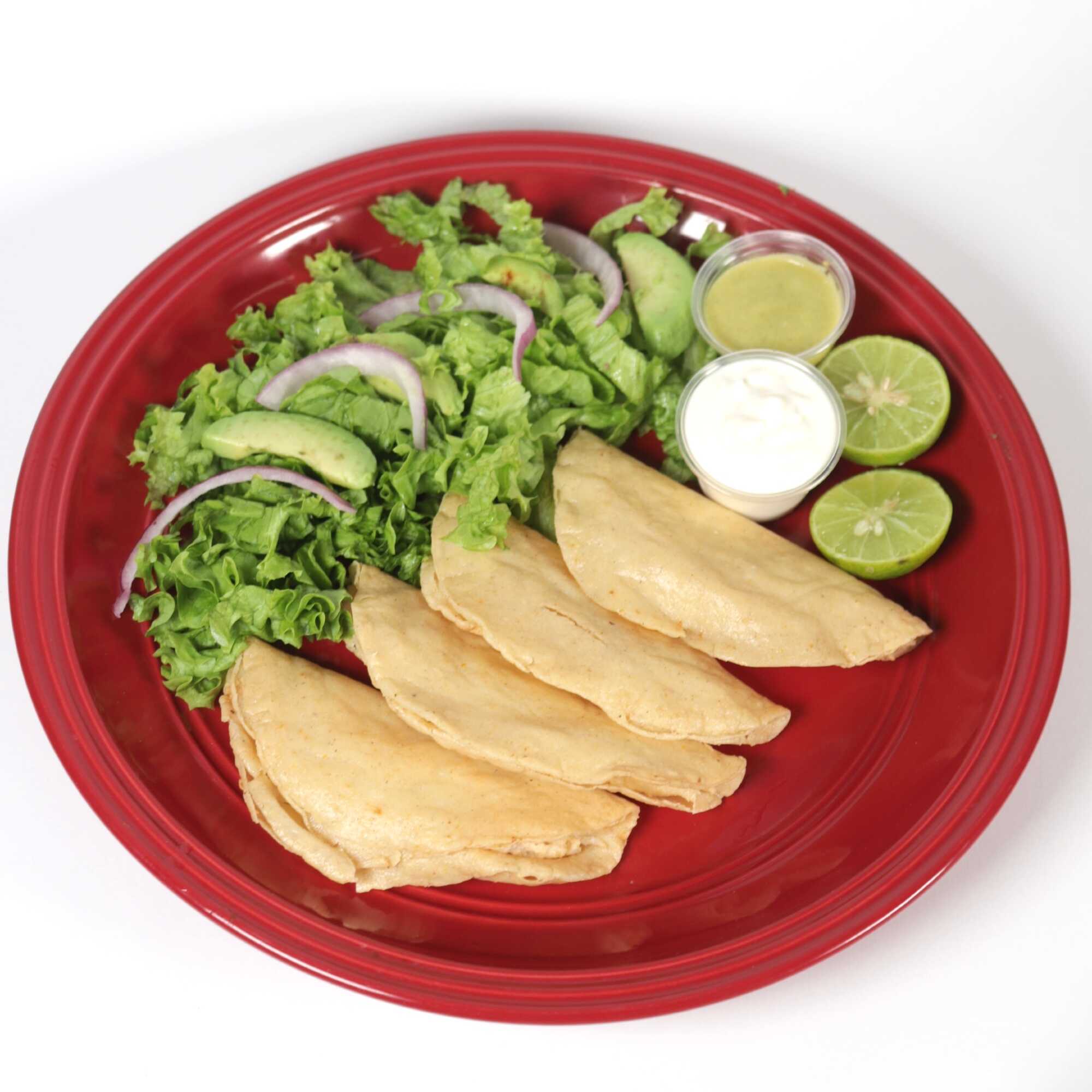 Tacos Dorados De Pollo