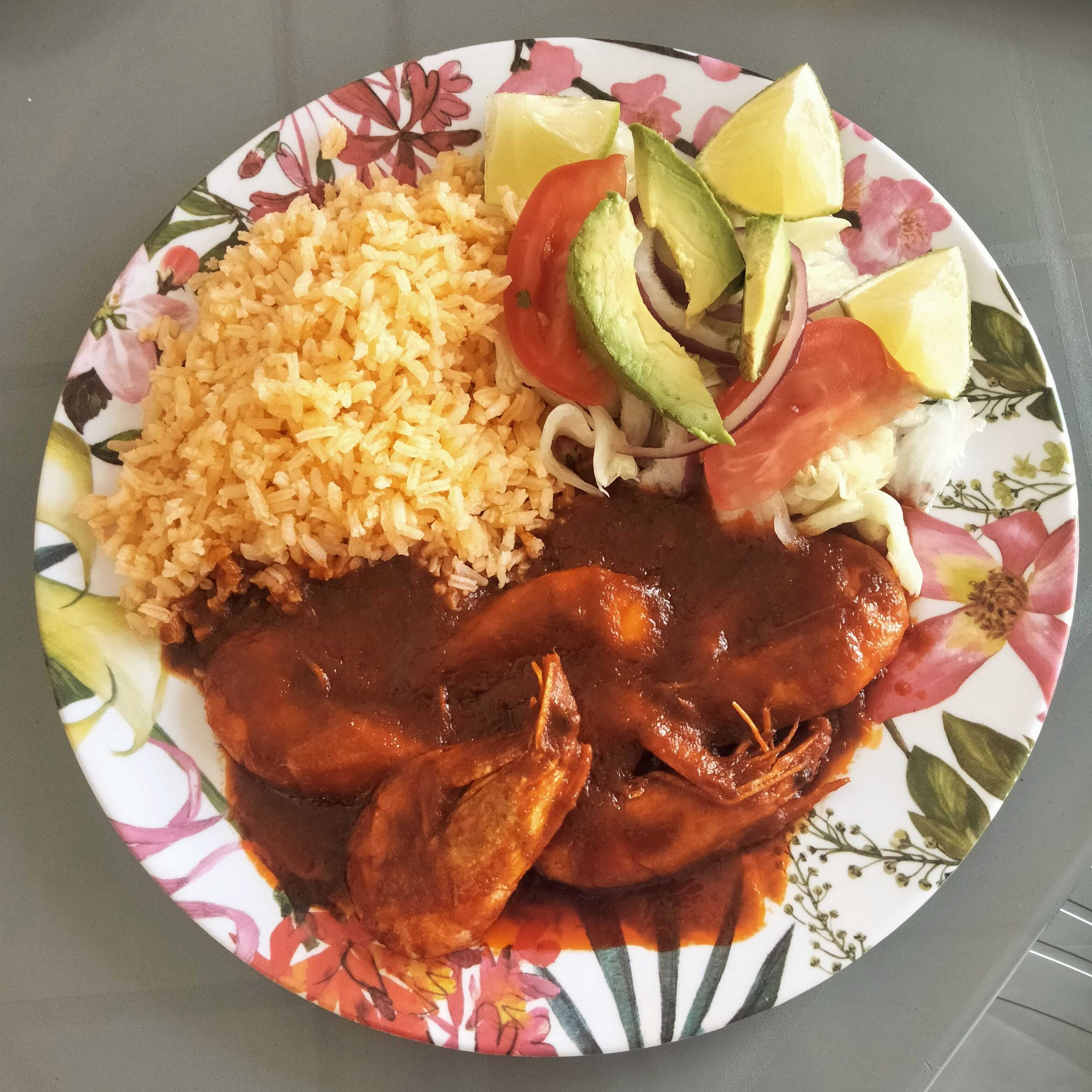 Media Orden de Camarones a la Diabla