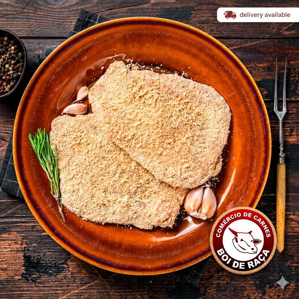 O filé de frango empanado é uma delícia crocante e saborosa, ideal para refeições rápidas e práticas.