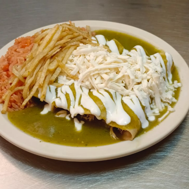 Enchiladas Suizas De Pollo