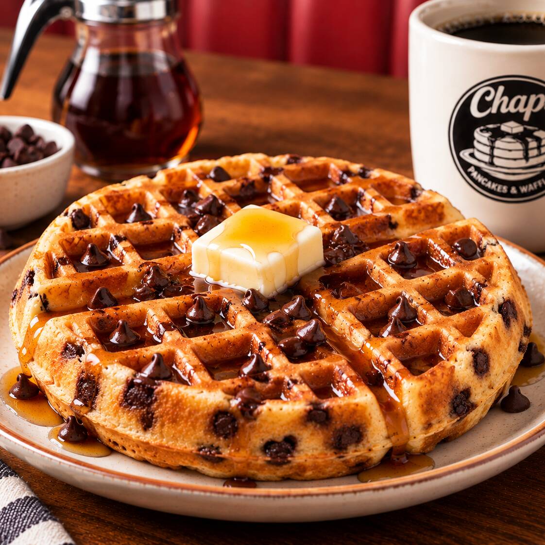 Chocochip Waffles