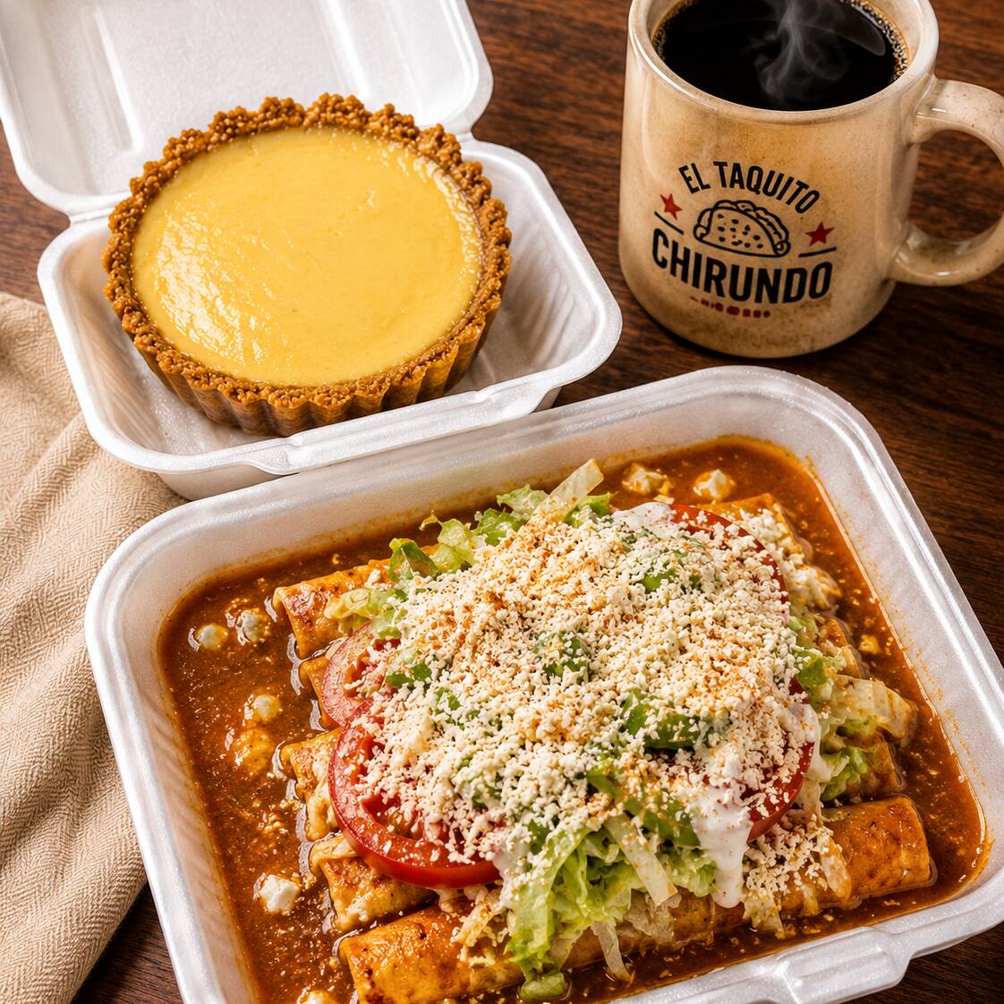 Enchiladas Con Postre