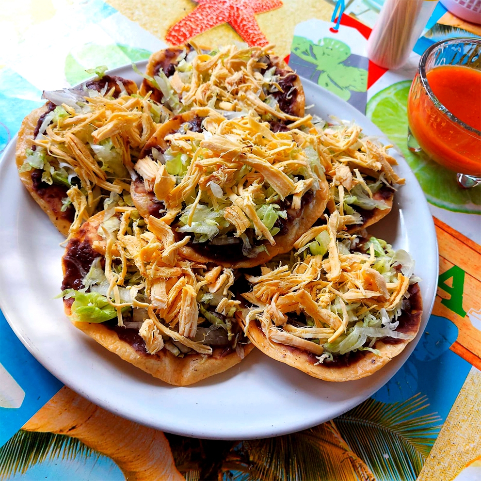 TOSTADAS DE POLLO