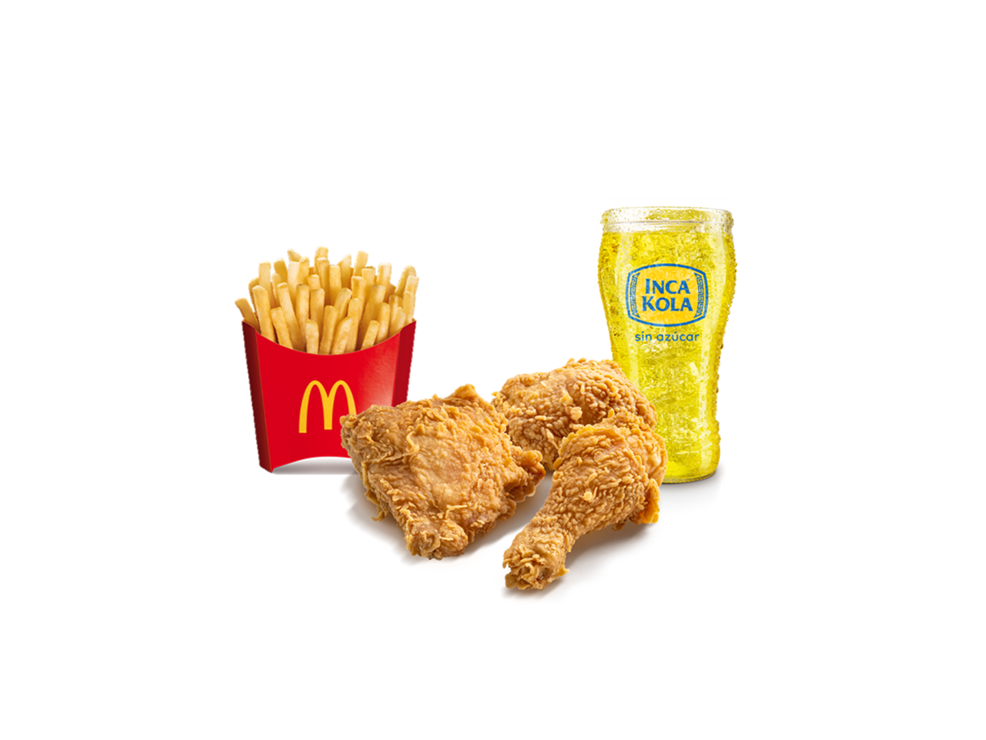 Combo mediano 3 piezas de pollo crispy