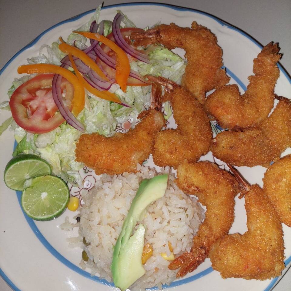 Camarones empanizados