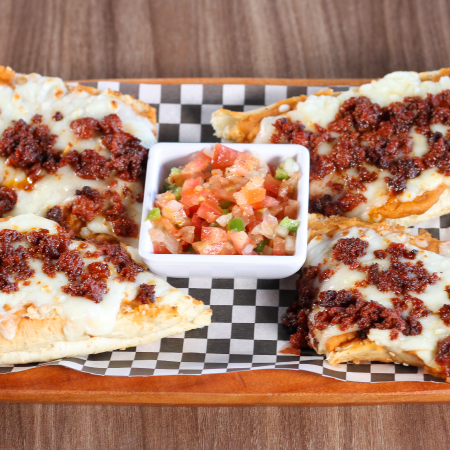 Molletes con Chorizo
