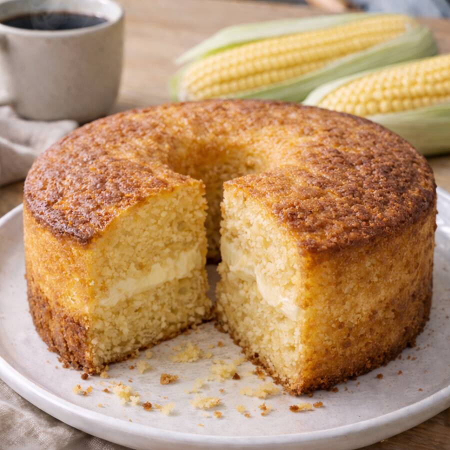 Milho Cremoso Com Requeijão Derretendo No Meio, Massa Fofinha e Sabor De Fazenda Que Conquista Na Primeira Mordida. Doce Na Medida Certa e Extremamente Macio. Peça Agora e Sinta O Verdadeiro Gostinho De Interior!