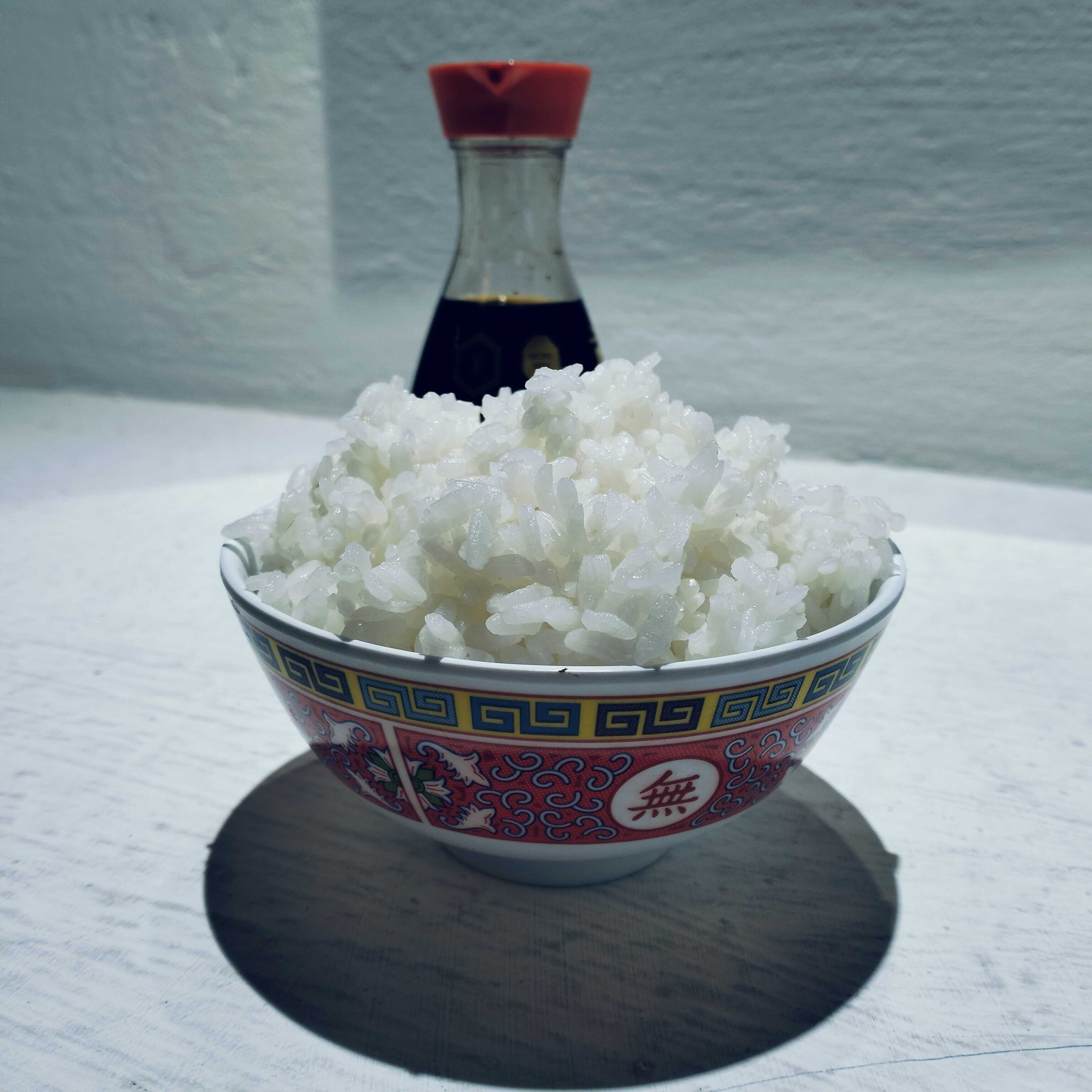Arroz al vapor