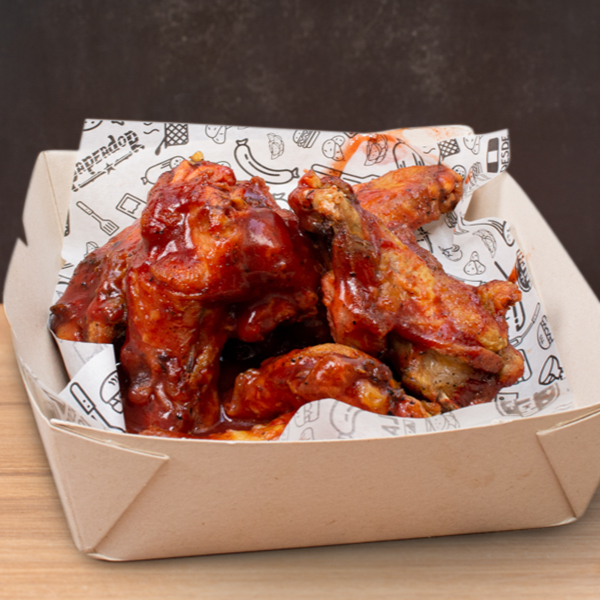 Alitas en Salsa BBQ