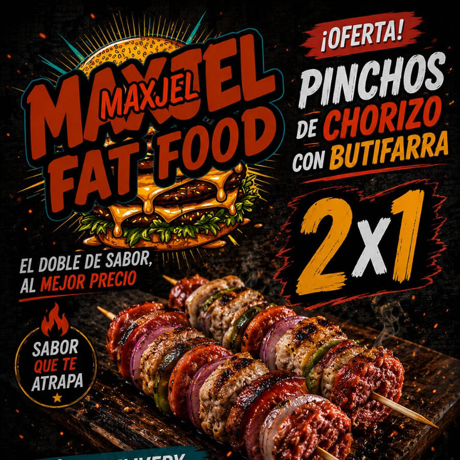 2x1 EN PINCHOS CHORIZO CON BUTIFARRA