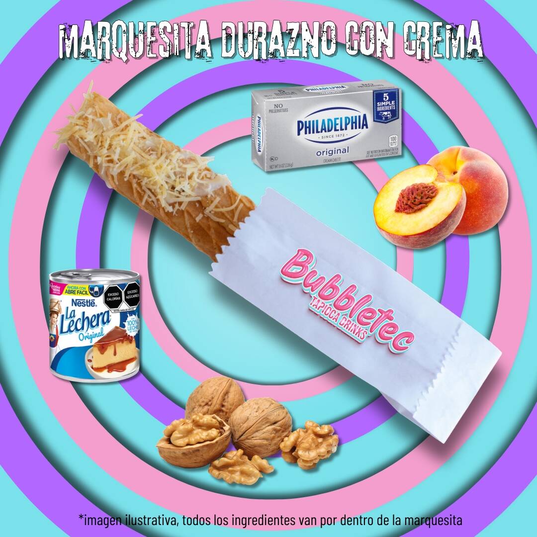 Durazno con Crema