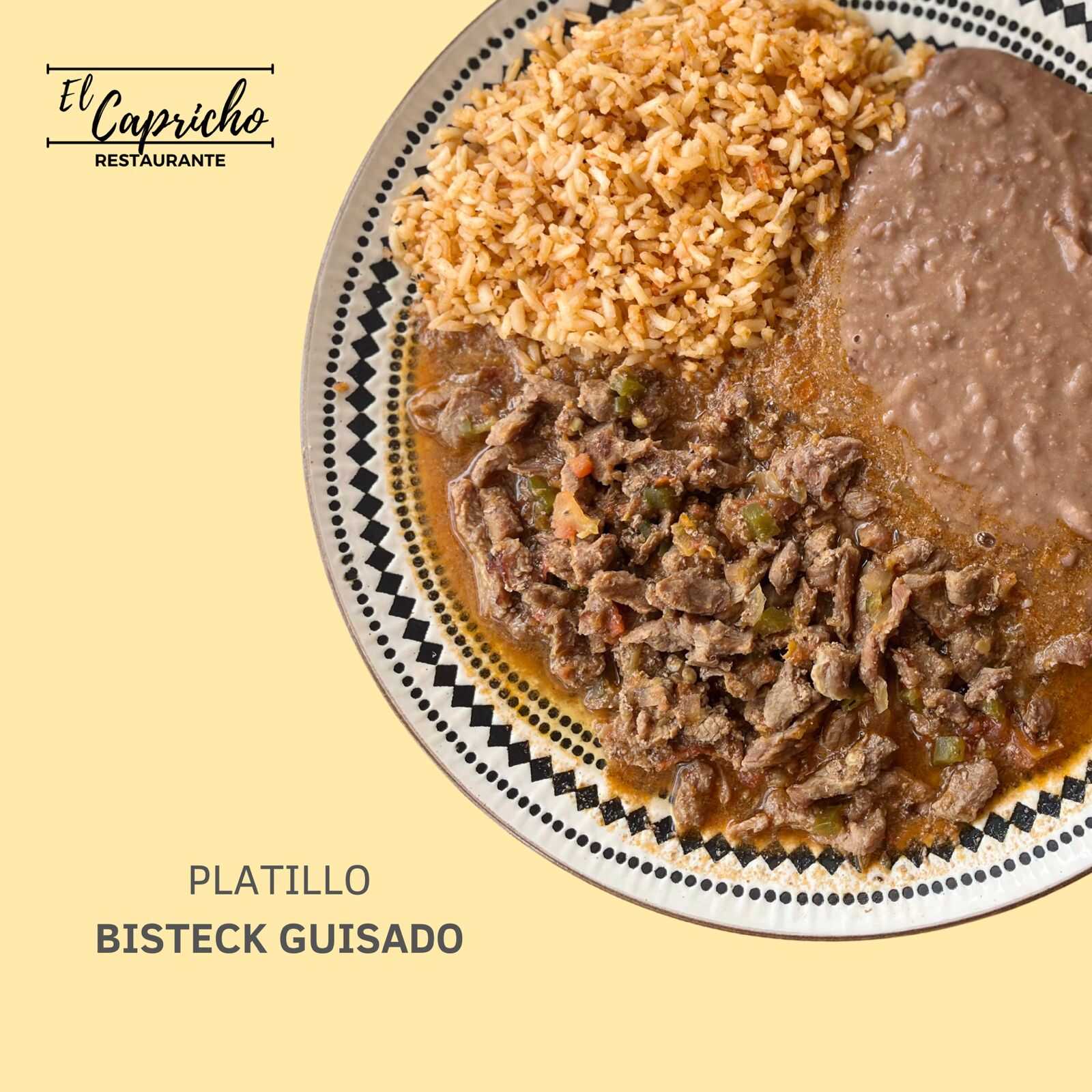 Platillo de Bisteck Guisado