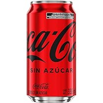 Coca Cola Sin Azúcar Lata 355 Ml.