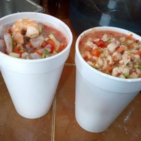 Litro de Ceviche Camaron Mixto