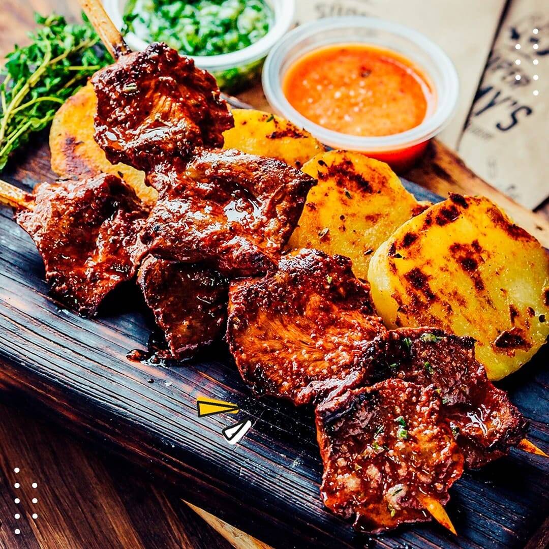 Anticuchos a la Parrilla 3 Palos